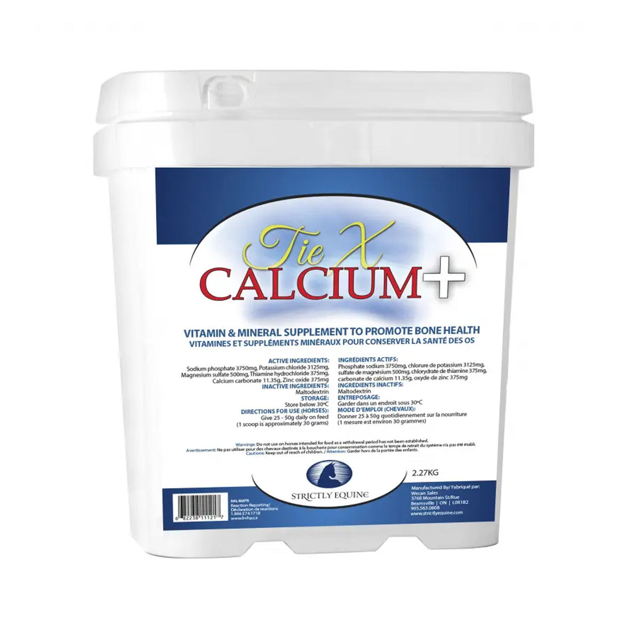 Strictly Equine Tie X + Calcium Plus 2,27 kg