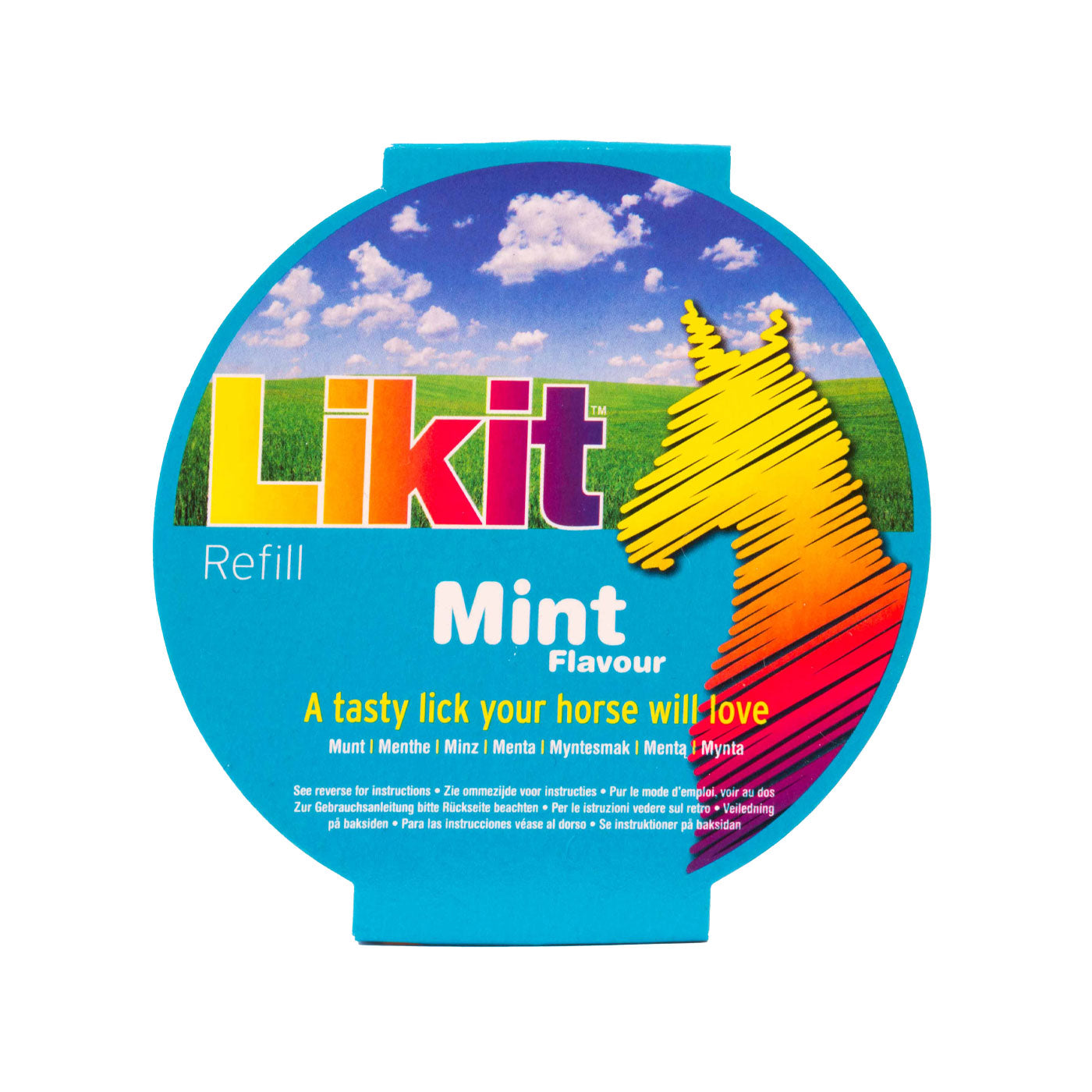 Friandise pour chevaux Likit à la menthe 650 g