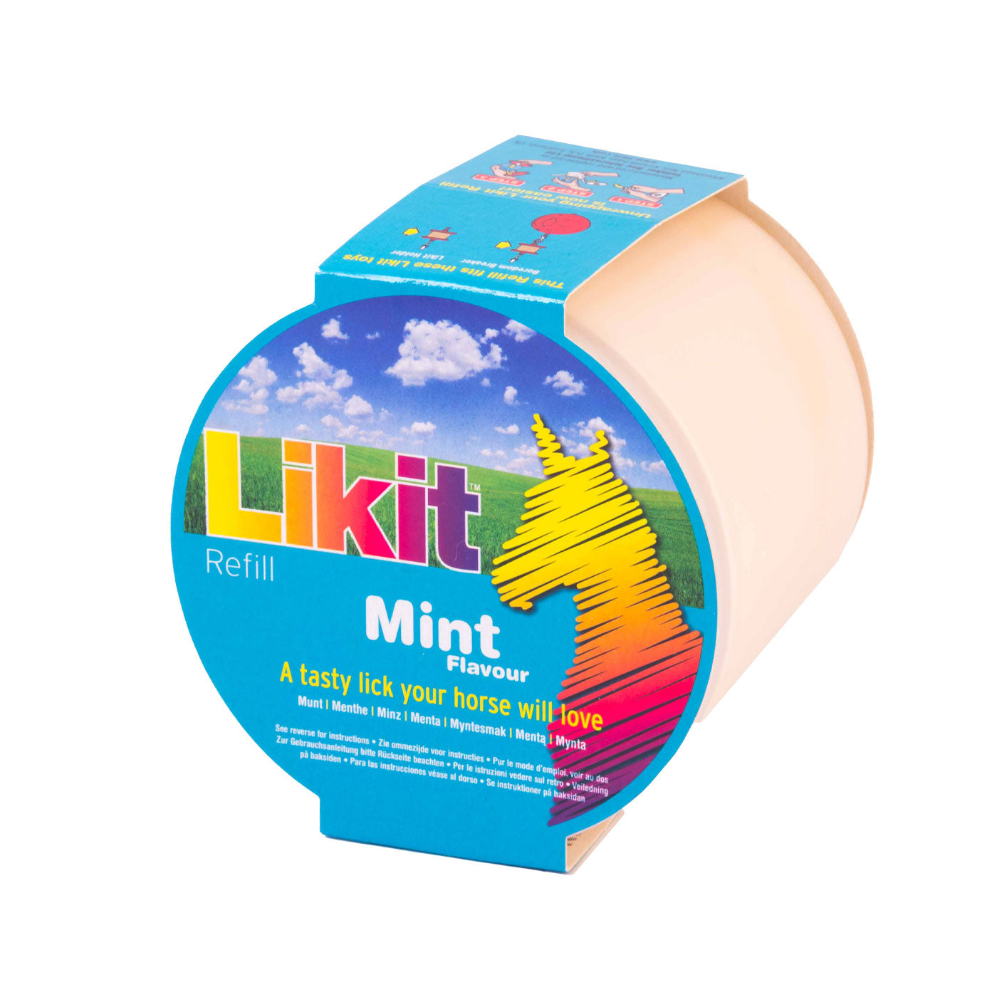 Friandise pour chevaux Likit à la menthe 650 g