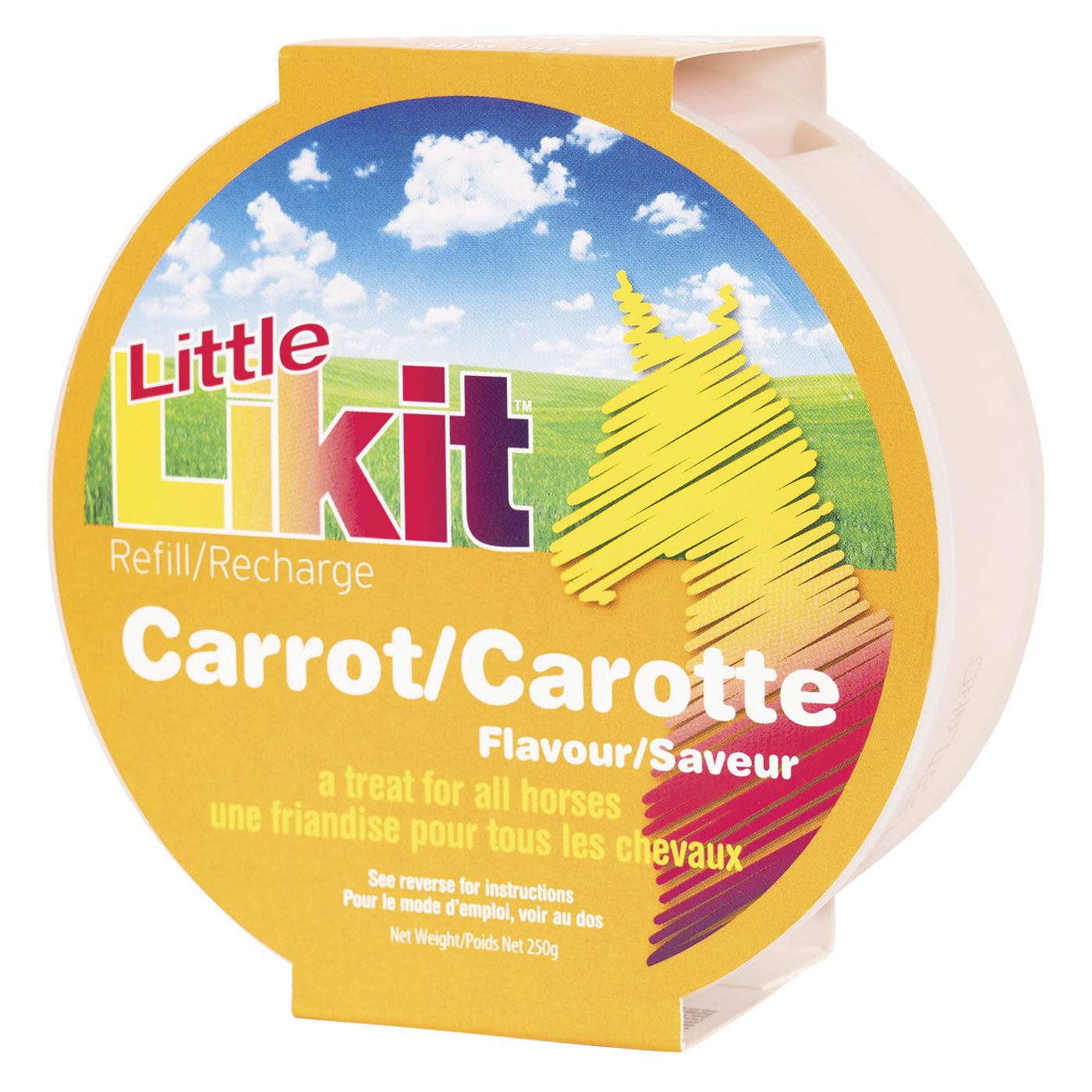 Friandise pour cheval Little Likit à la carotte 250 g