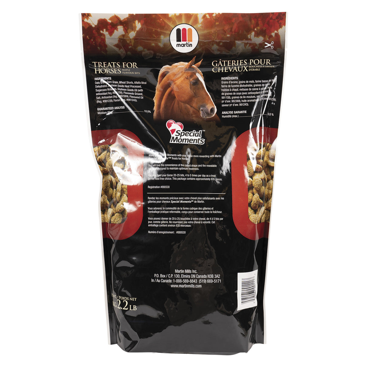 Friandises pour chevaux à l'érable de Martin 1 kg