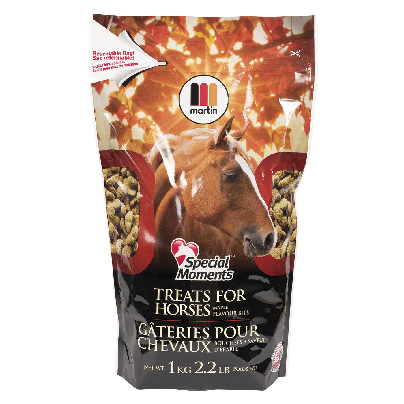 Friandises pour chevaux à l'érable de Martin 1 kg