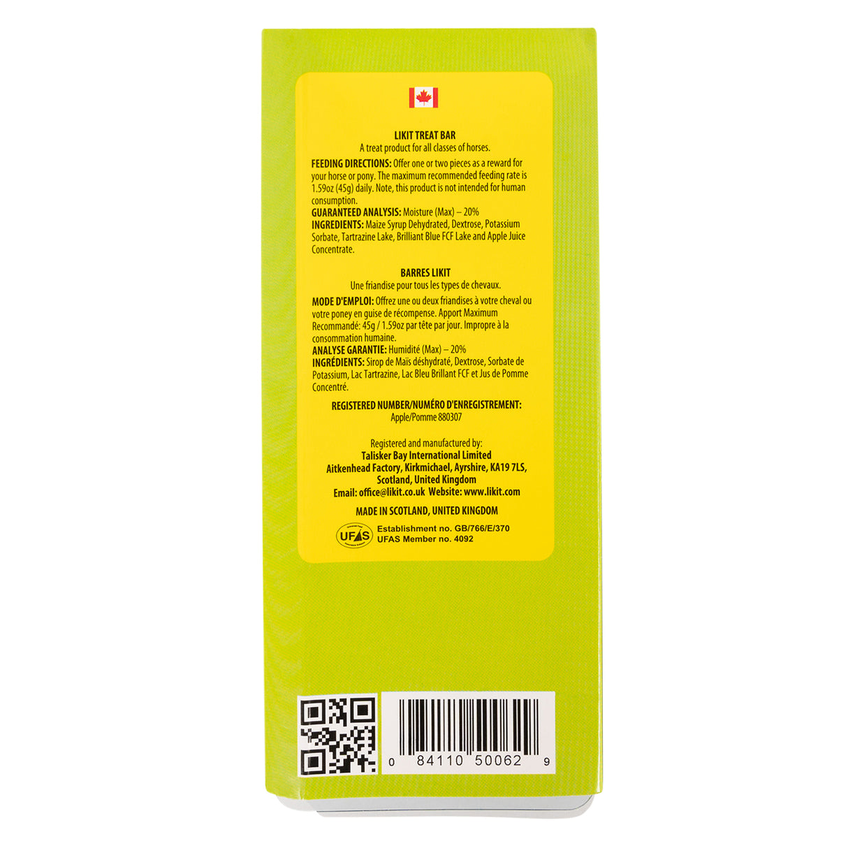 Barre de friandises pour chevaux Likit - Saveurs assorties