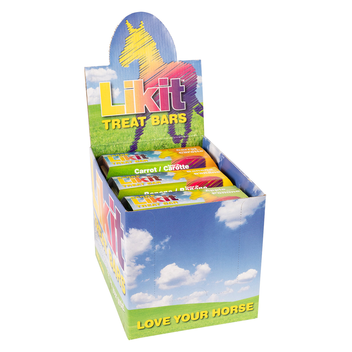 Barre de friandises pour chevaux Likit - Saveurs assorties