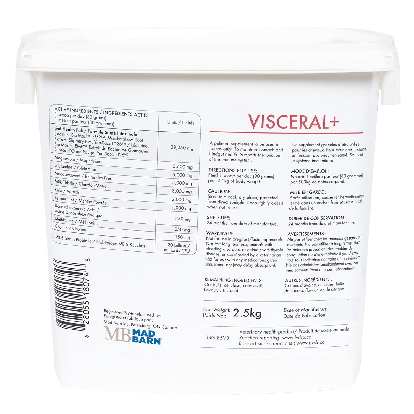 Mad Barn Viscéral+ 2,5 kg