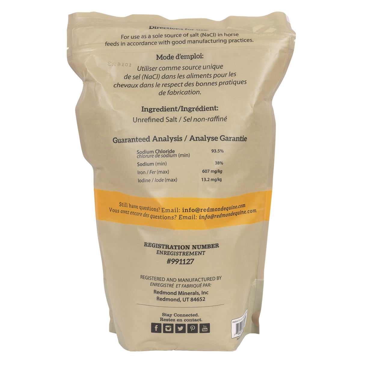 Sel gemme concassé Redmond 2,26 kg