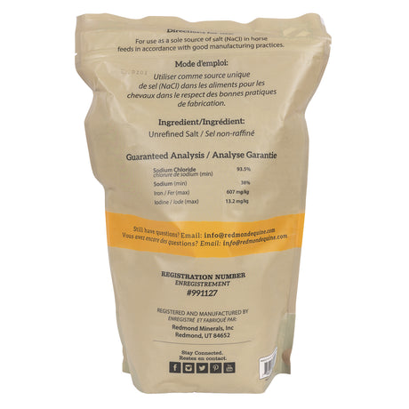 Redmond Rock Crushed Salt 5 lb.