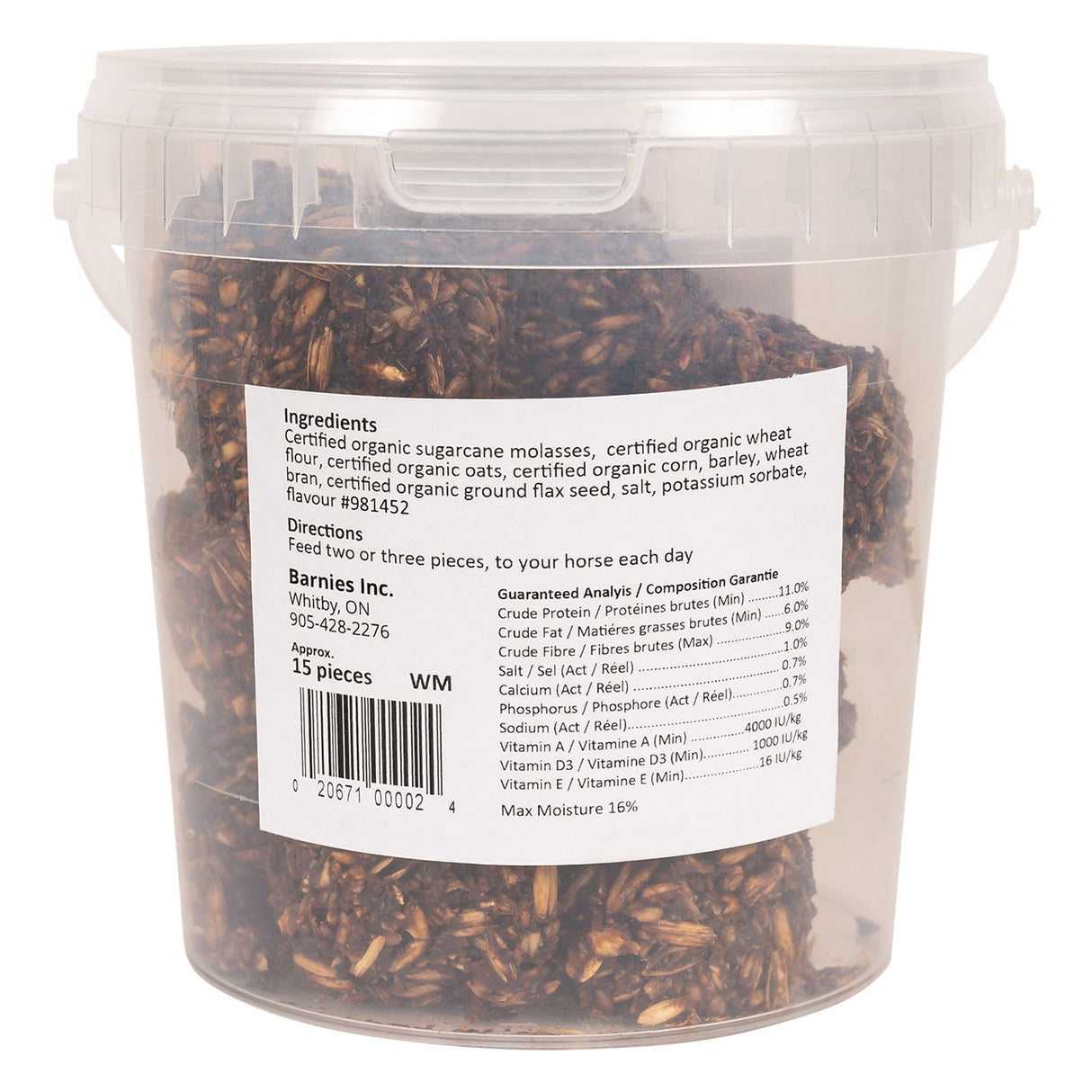 Friandises pour chevaux à la pastèque de Barnies, 15 pièces
