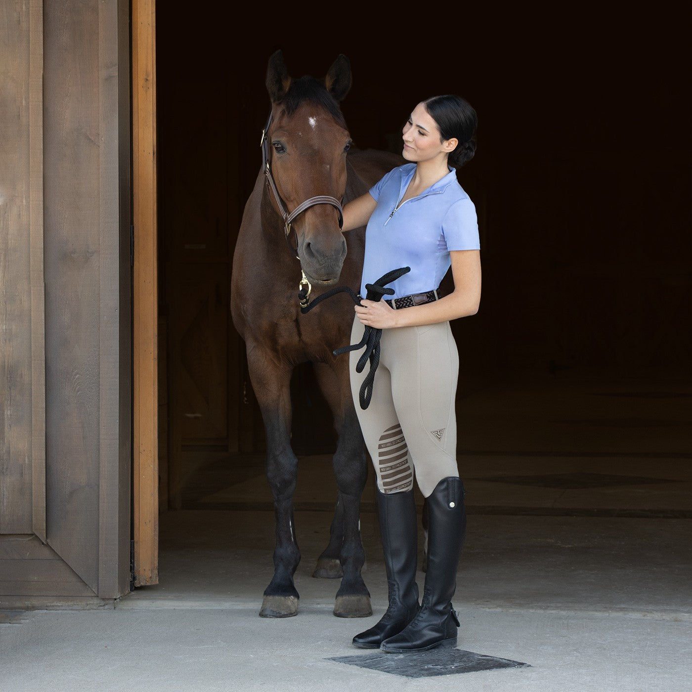 Pantalon d'équitation à enfiler Elation Red Label Sport