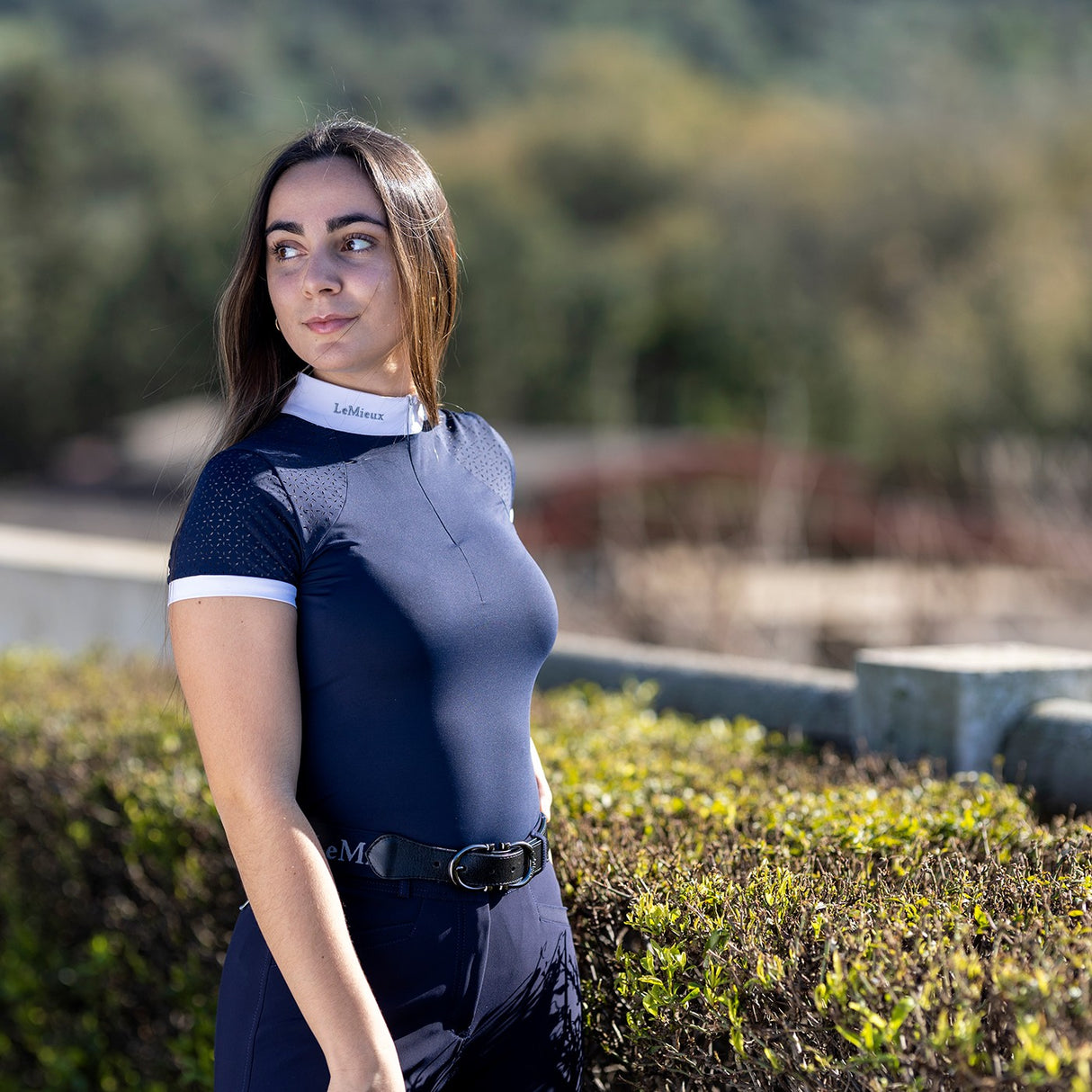 LeMieux Olivia Chemise de spectacle à manches courtes