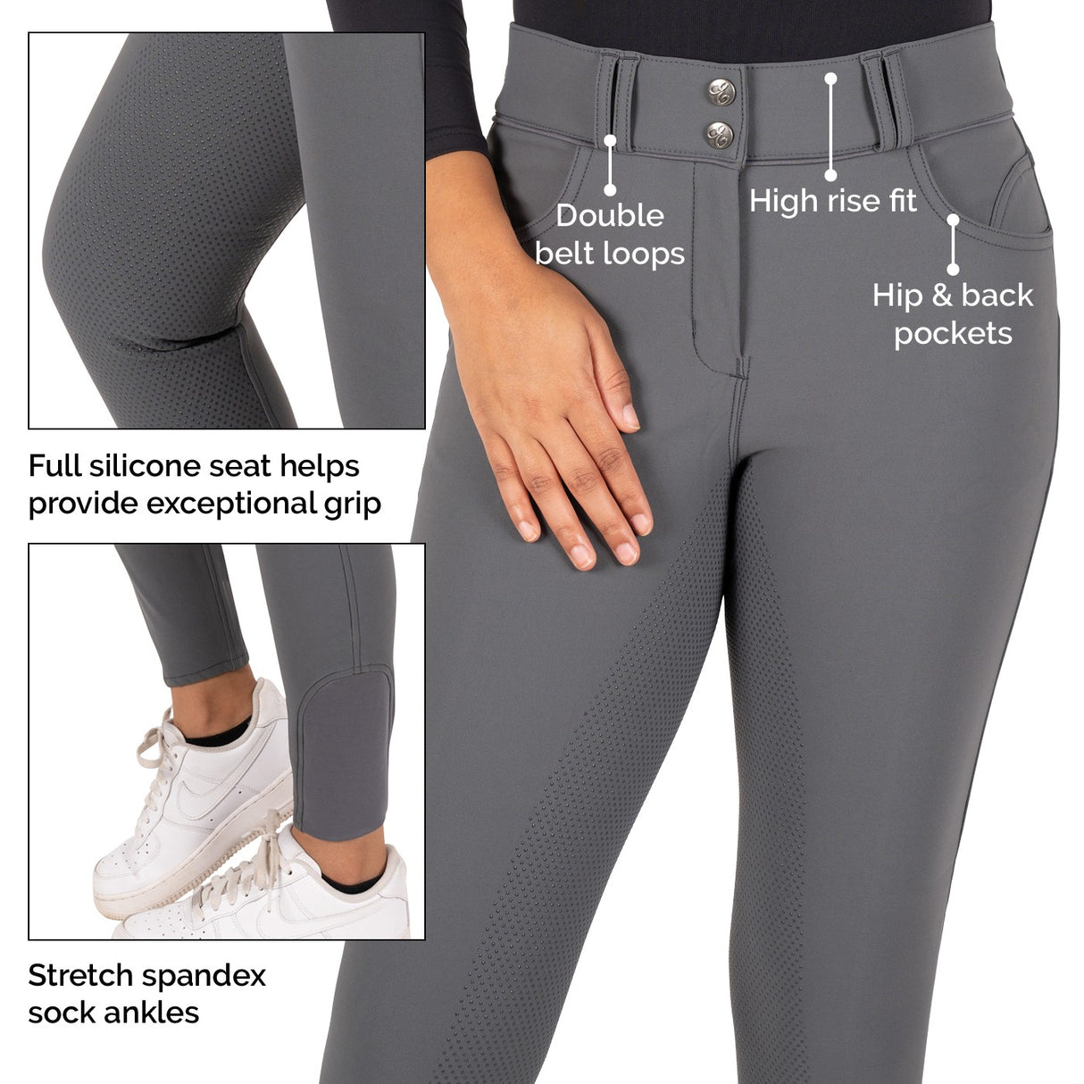 Culotte Elation Platinum Hudson High Rise Full Seat