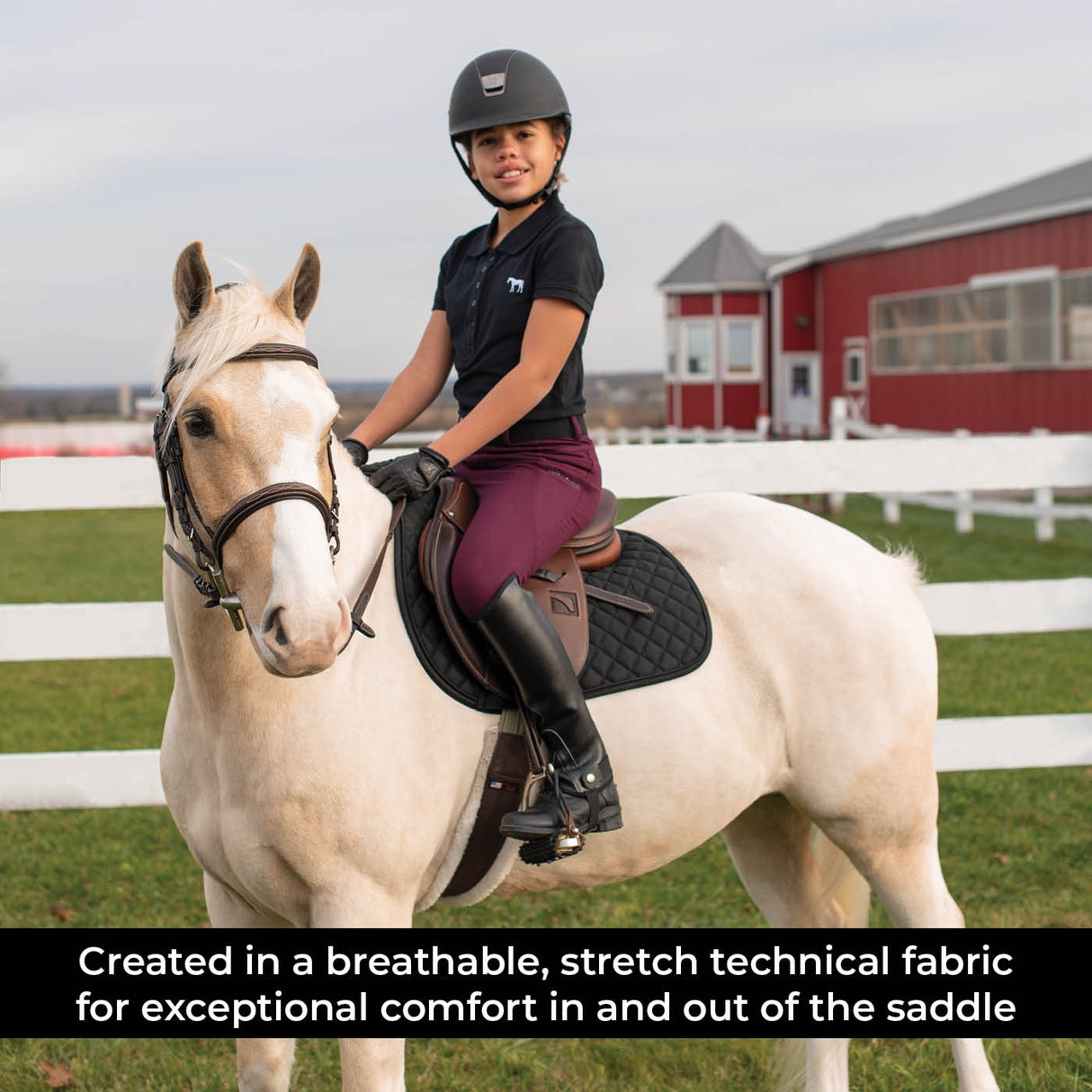 Elation Pantalon d'équitation Red Label Sport - Enfants