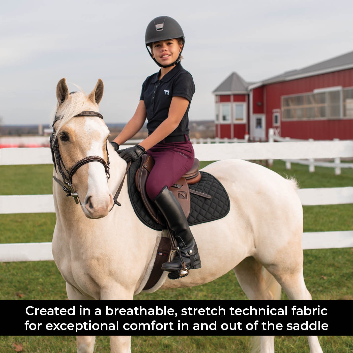 Elation Pantalon d'équitation Red Label Sport - Enfants