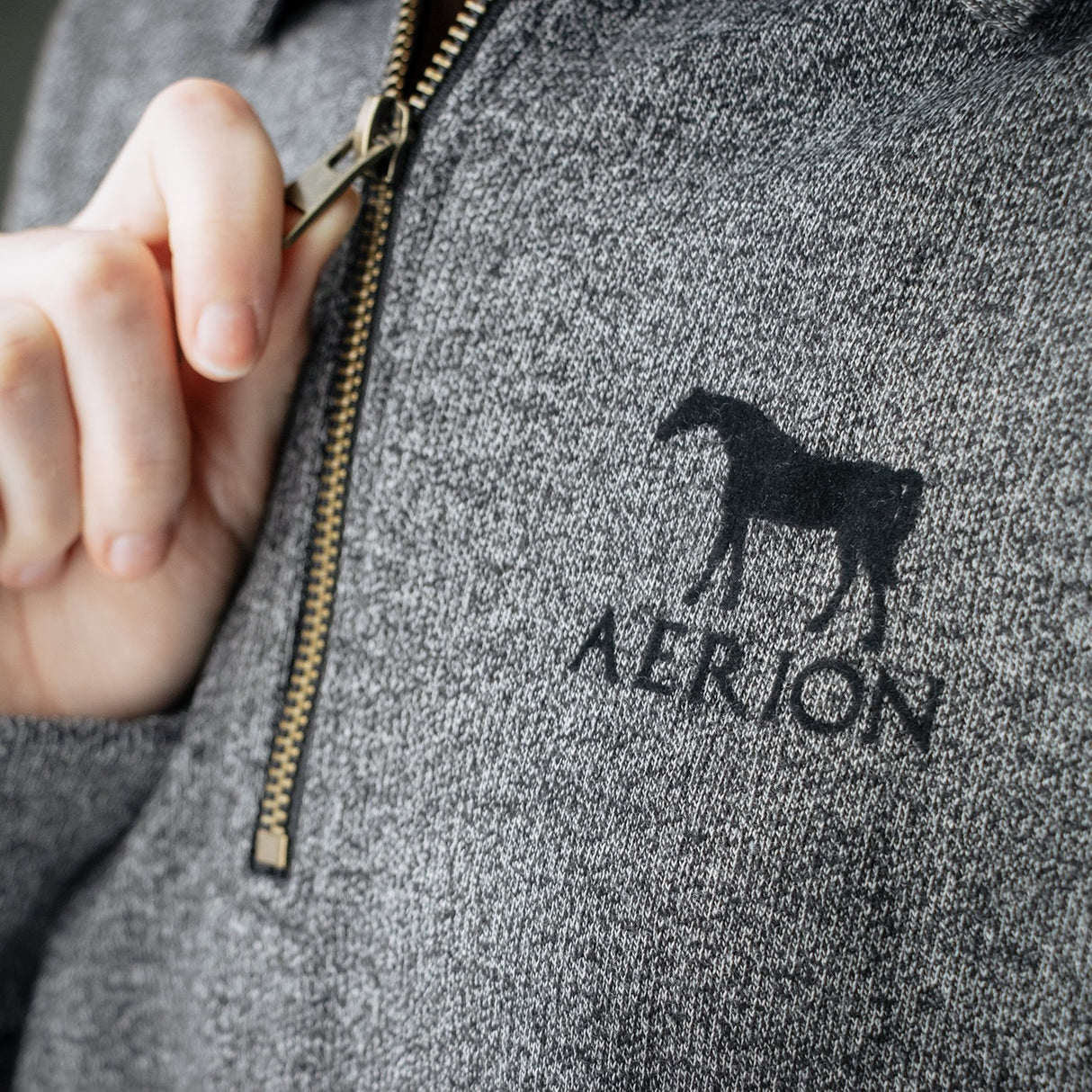 Polo à quart de zip Aerion Equestrian