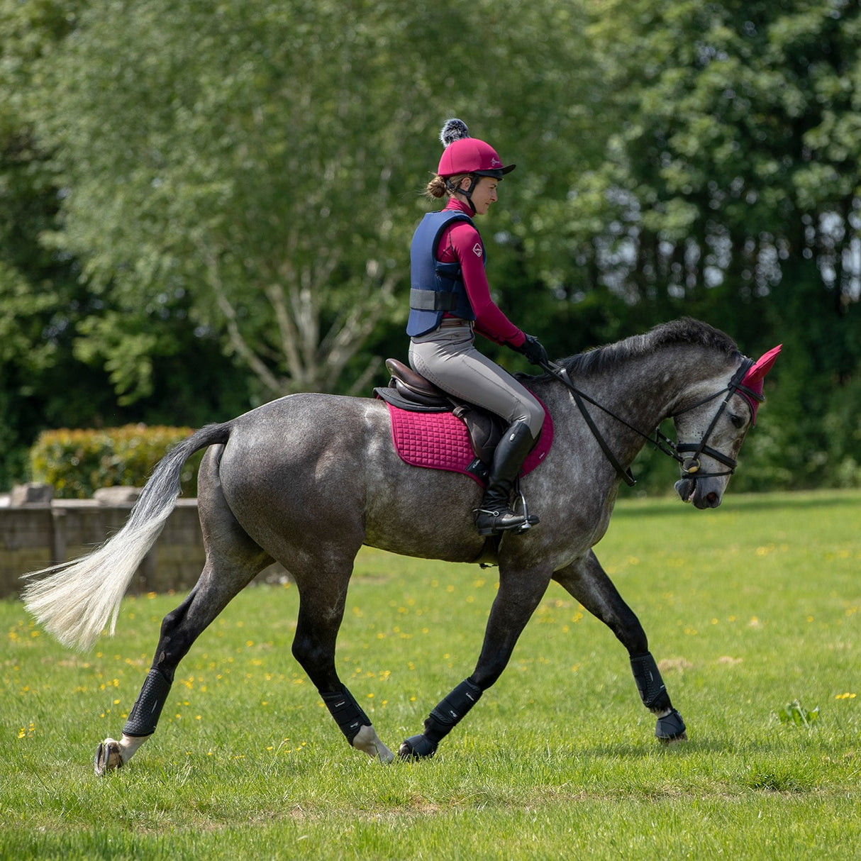 LeMieux Suede Close Contact Square Saddle Pad