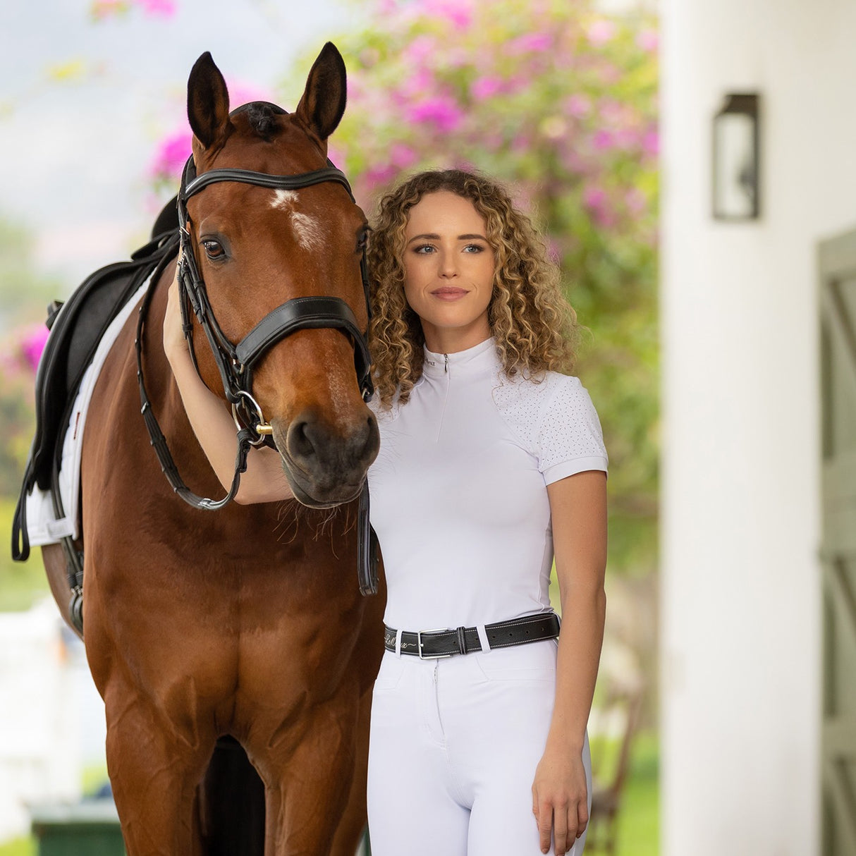 LeMieux Olivia Chemise de spectacle à manches courtes
