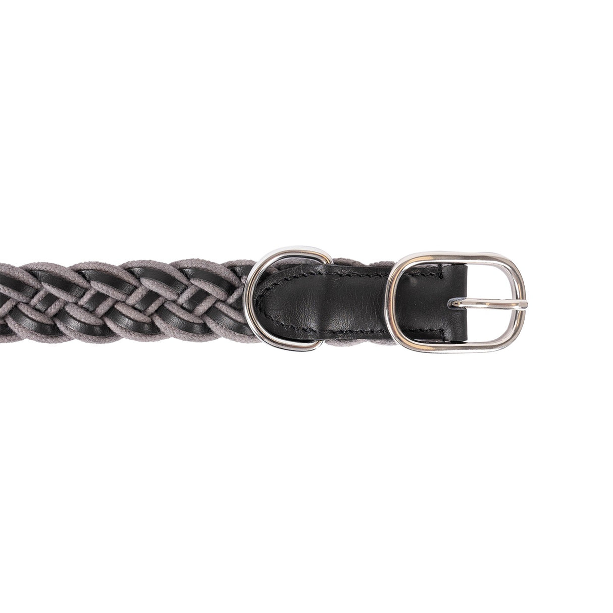 Shedrow K9 Rideau en corde tressée et collier en cuir