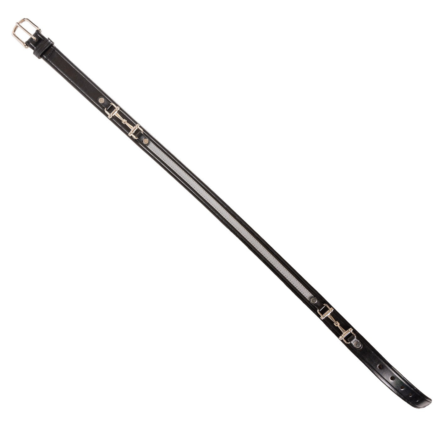 Ceinture en cuir Tory avec mors de filet