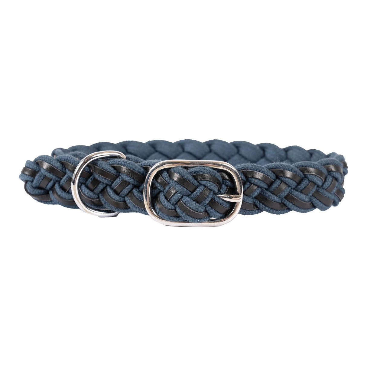Shedrow K9 Rideau en corde tressée et collier en cuir
