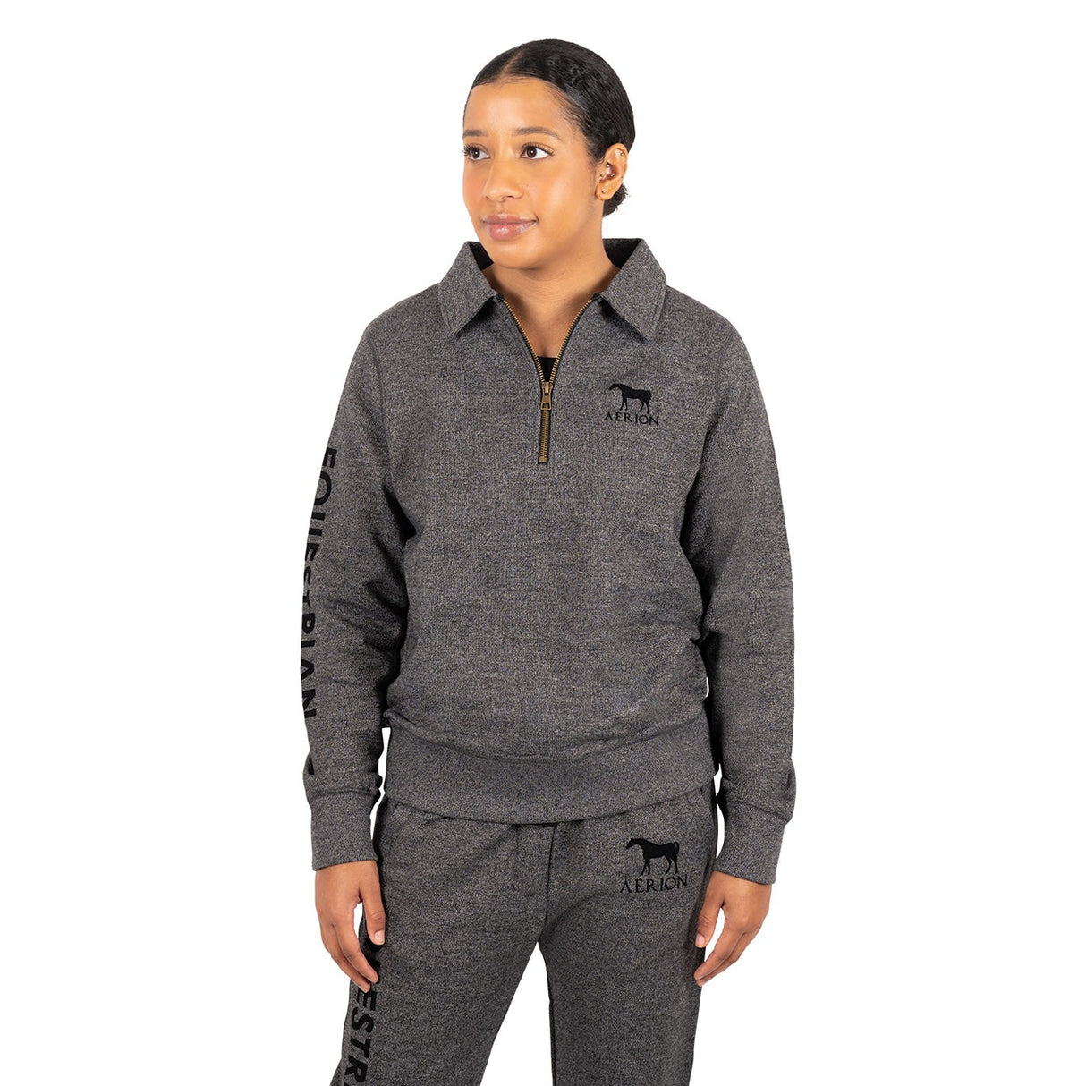 Polo à quart de zip Aerion Equestrian