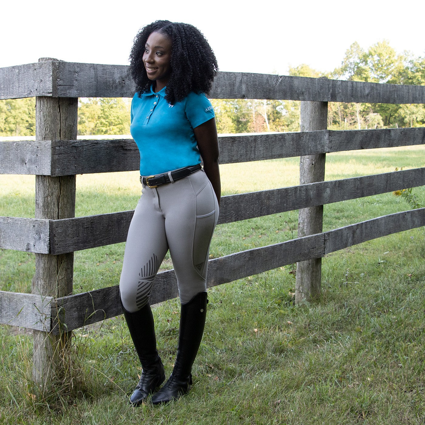 Pantalon d’équitation Elation Red Label Sport à siège européen