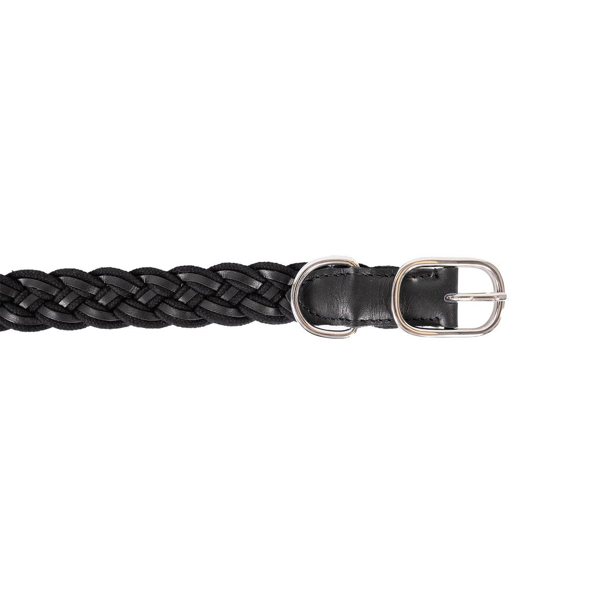 Shedrow K9 Rideau en corde tressée et collier en cuir