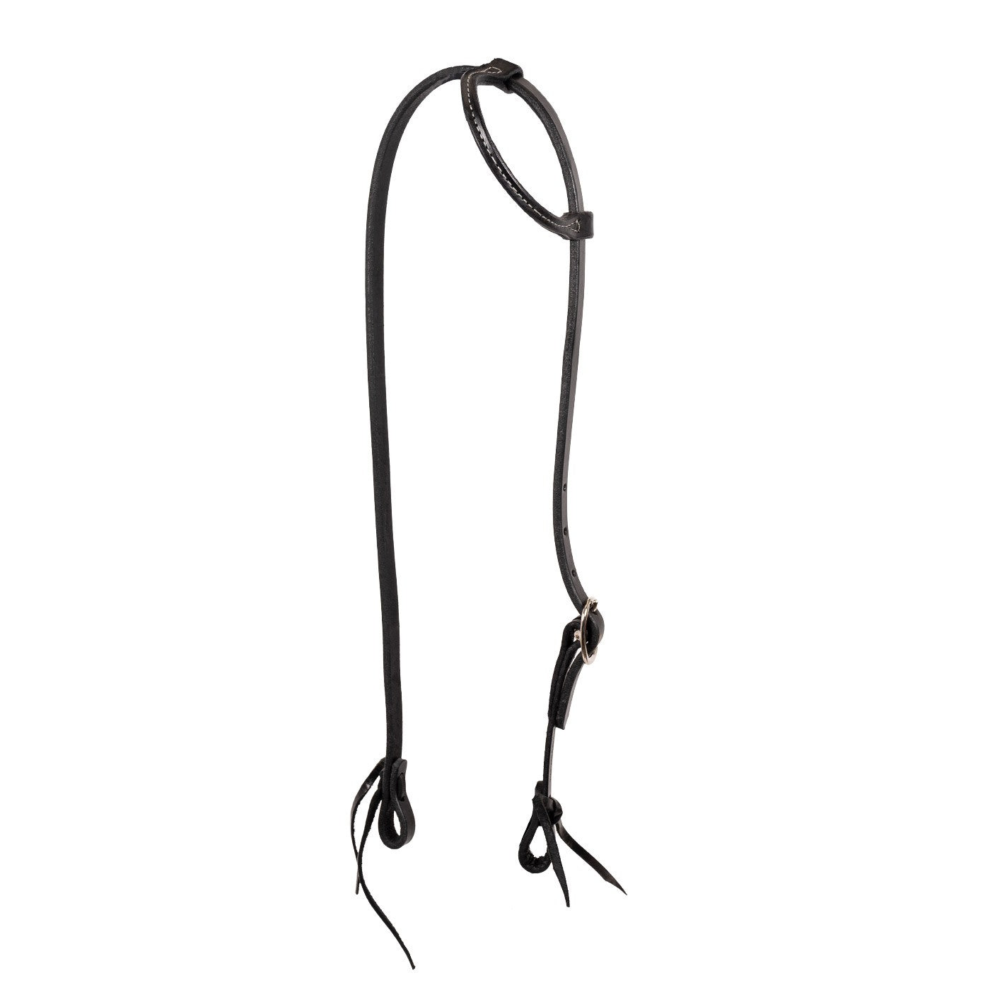 Western Rawhide Single Ply One Ear Headstall W/ Ties
