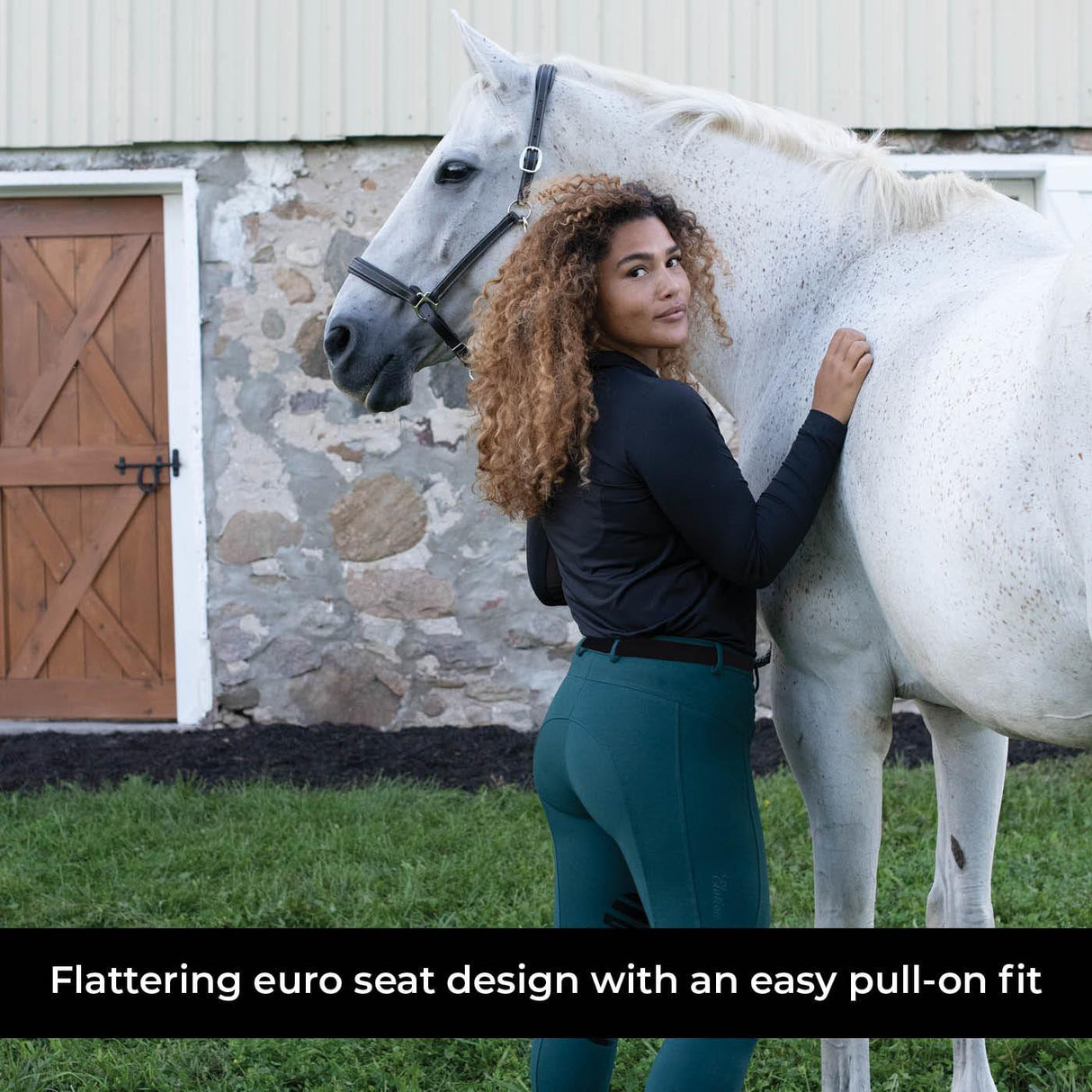 Pantalon d'équitation à enfiler Elation Red Label Sport