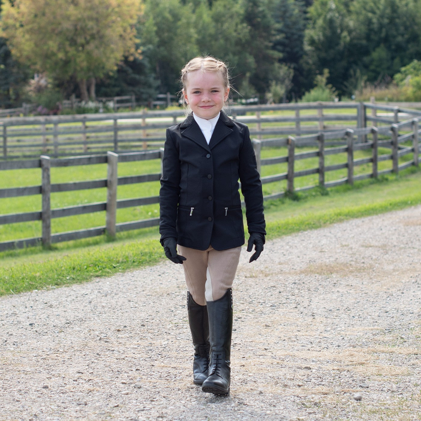 Elation Veste de concours Platinum Messina - Enfants