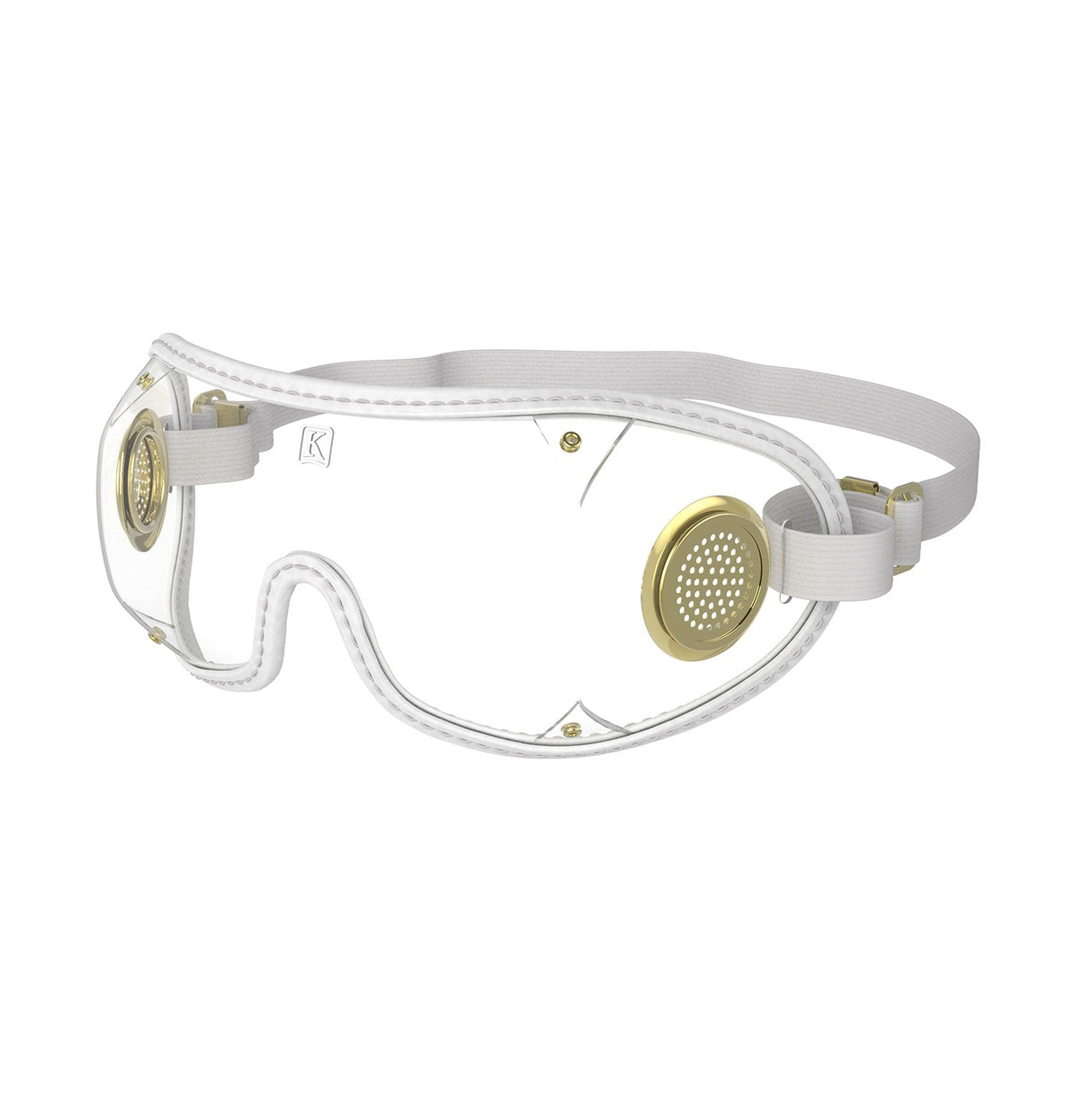 Lunettes de course transparentes avec bordure