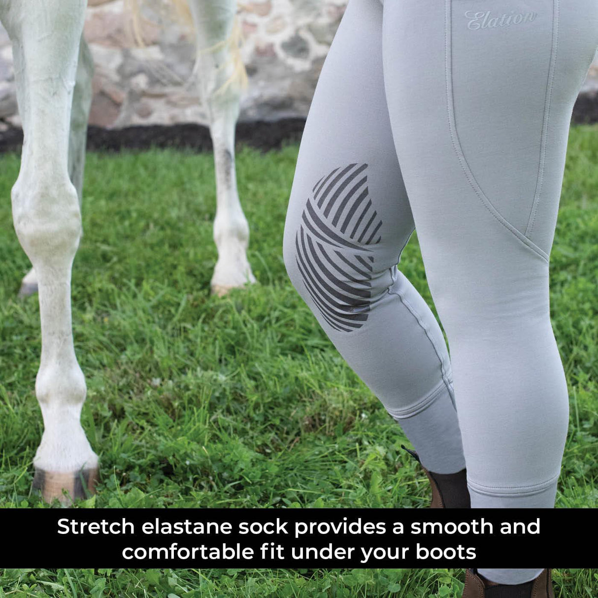 Pantalon d’équitation Elation Red Label Sport à siège européen