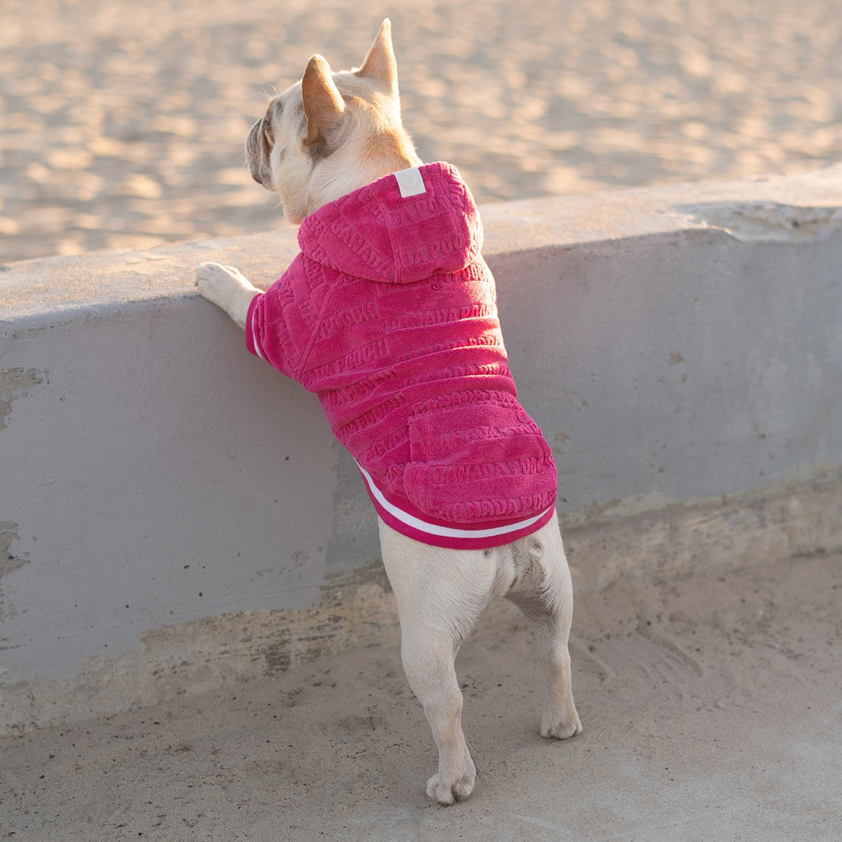 Canada Pooch Beach Bum Towel Hoodie