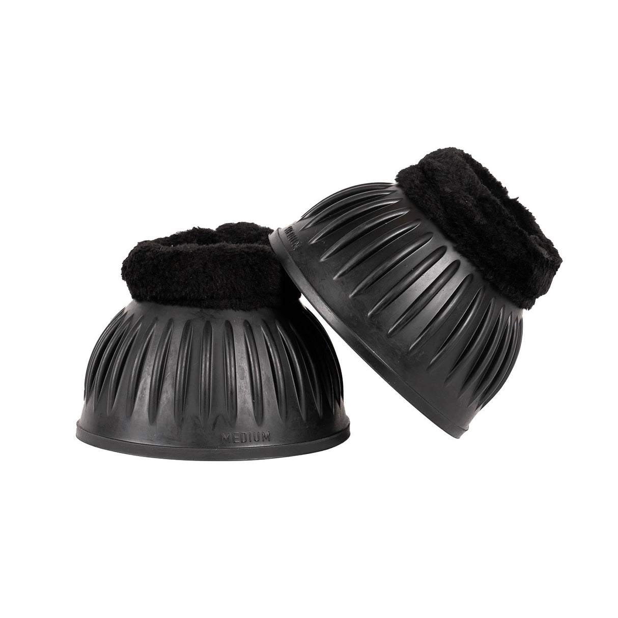 Bottines cloche côtelées Supra 210 avec dessus de fourrure et velcro