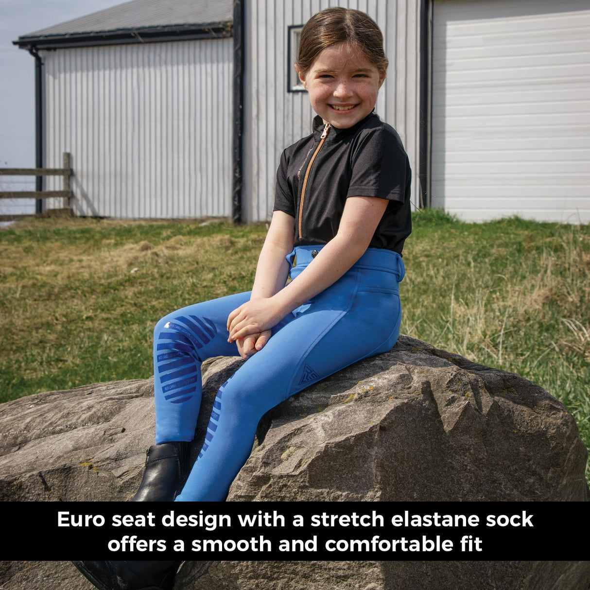 Pantalon d'équitation à enfiler Red Label Sport d'Elation - Enfants