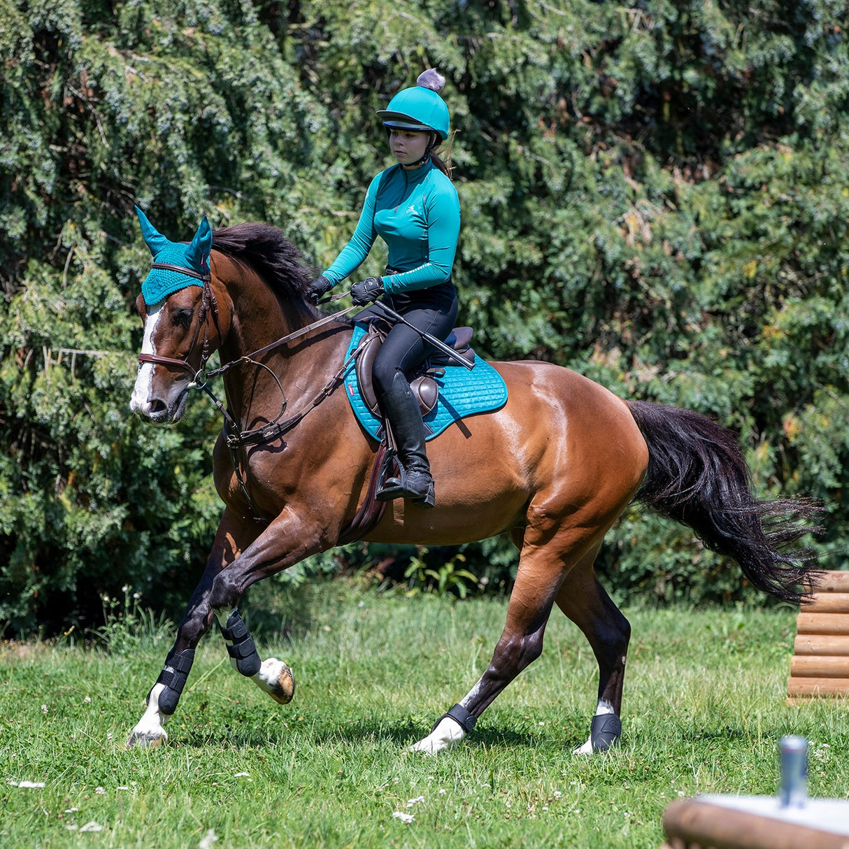 LeMieux Suede Close Contact Square Saddle Pad