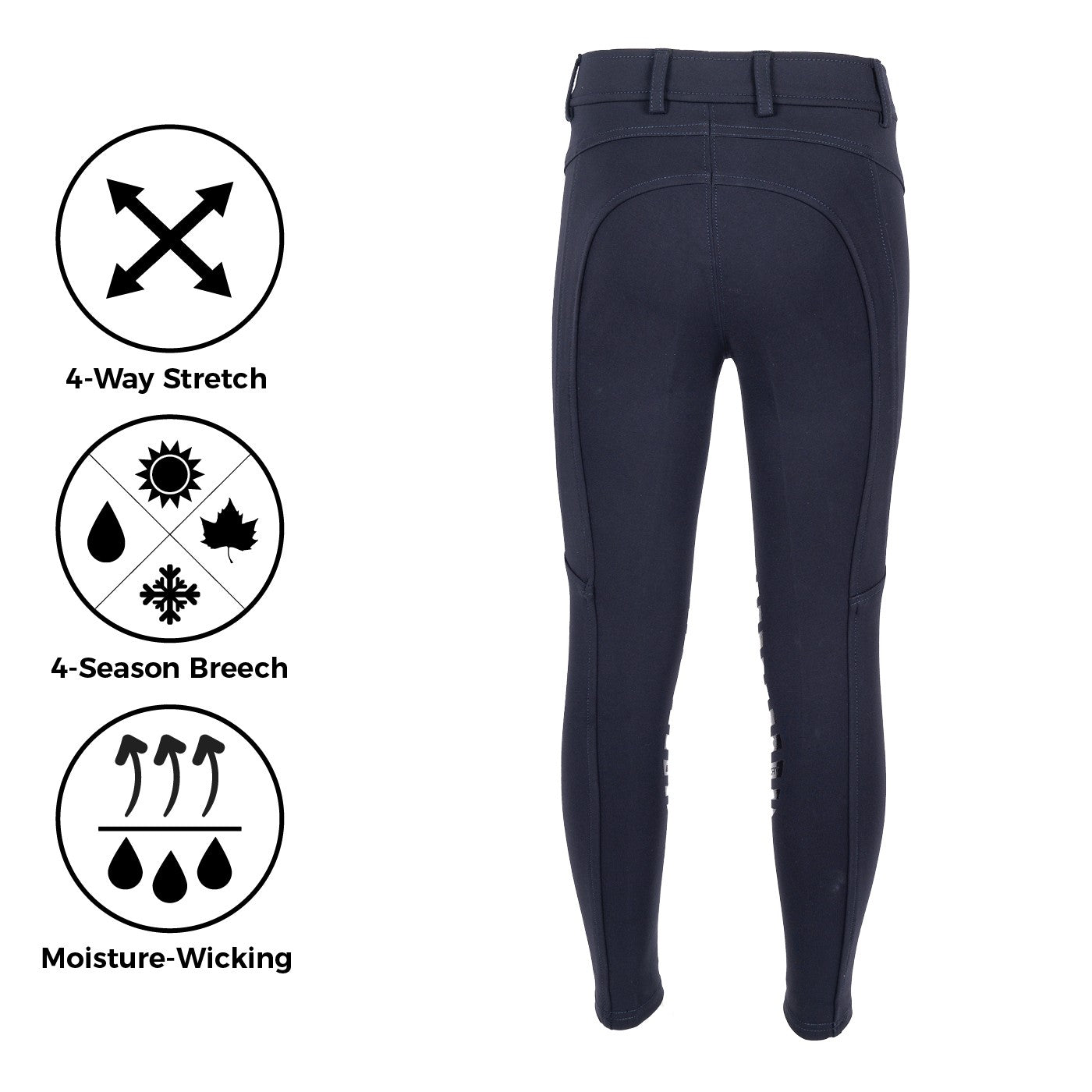 Pantalon d'équitation à enfiler Red Label Sport d'Elation - Enfants