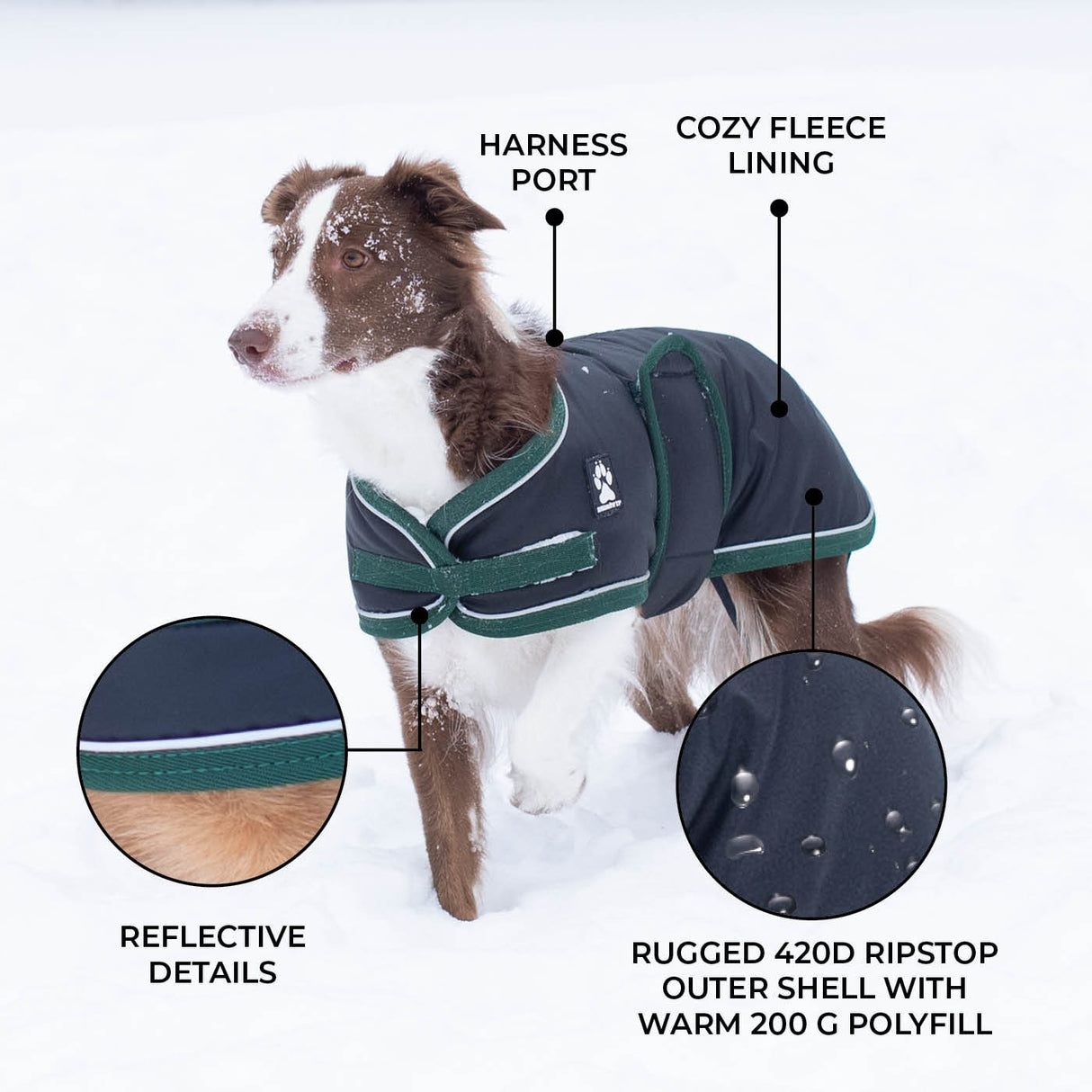 Shedrow K9 Vail Dog Coat