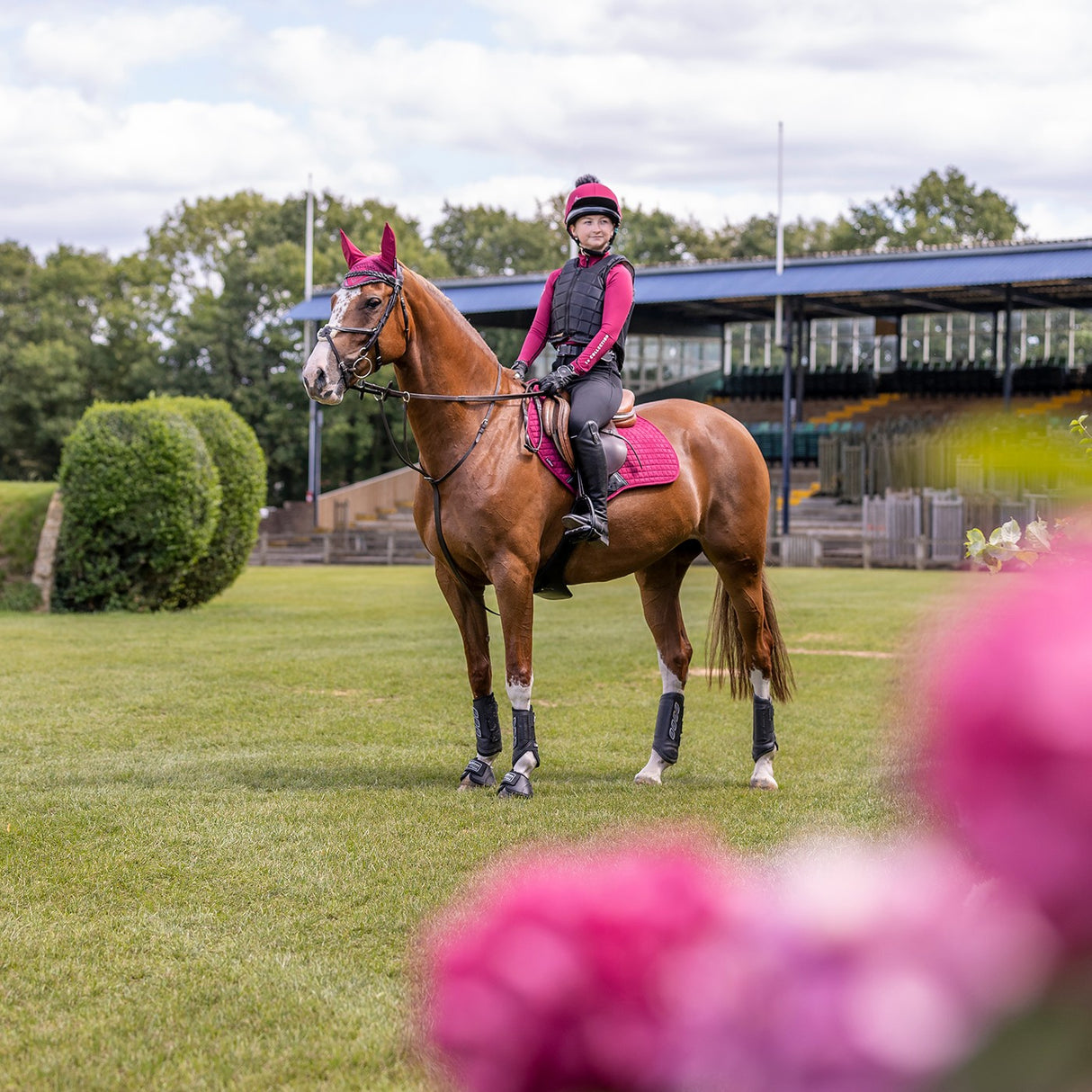 LeMieux Suede Close Contact Square Saddle Pad