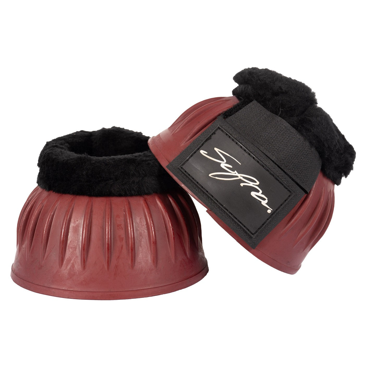 Bottines cloche côtelées Supra 210 avec dessus de fourrure et velcro