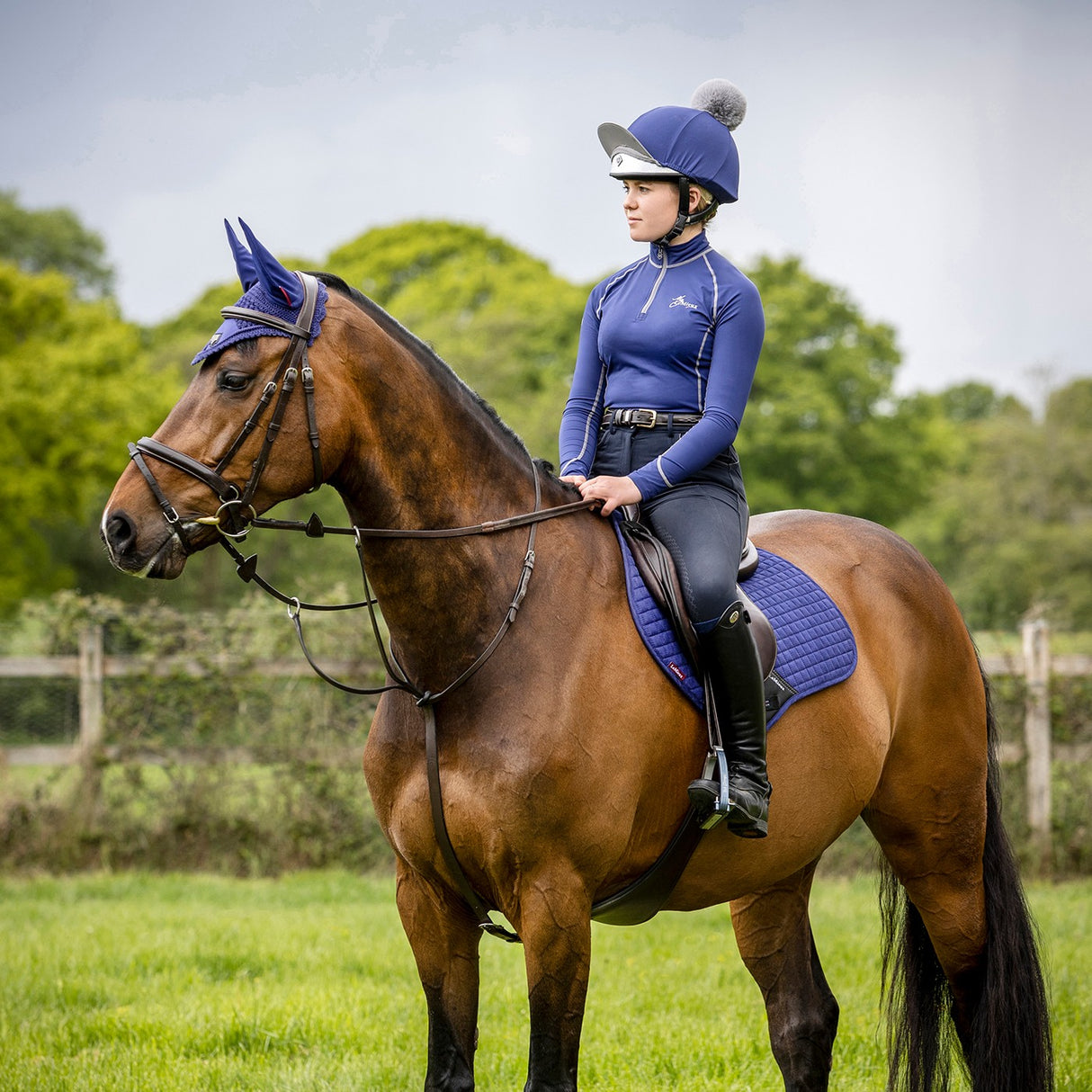 LeMieux Suede Close Contact Square Saddle Pad