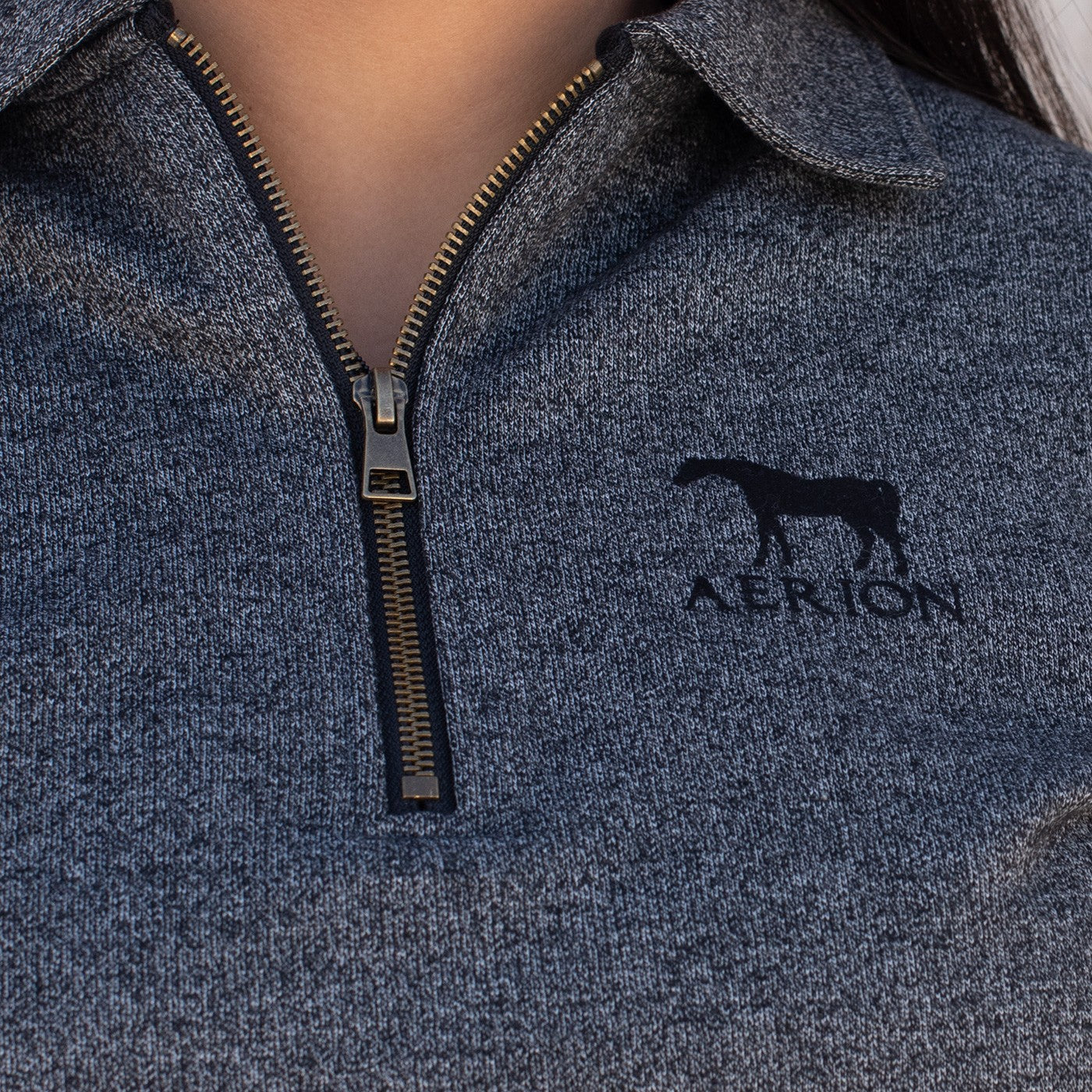 Polo à quart de zip Aerion Equestrian
