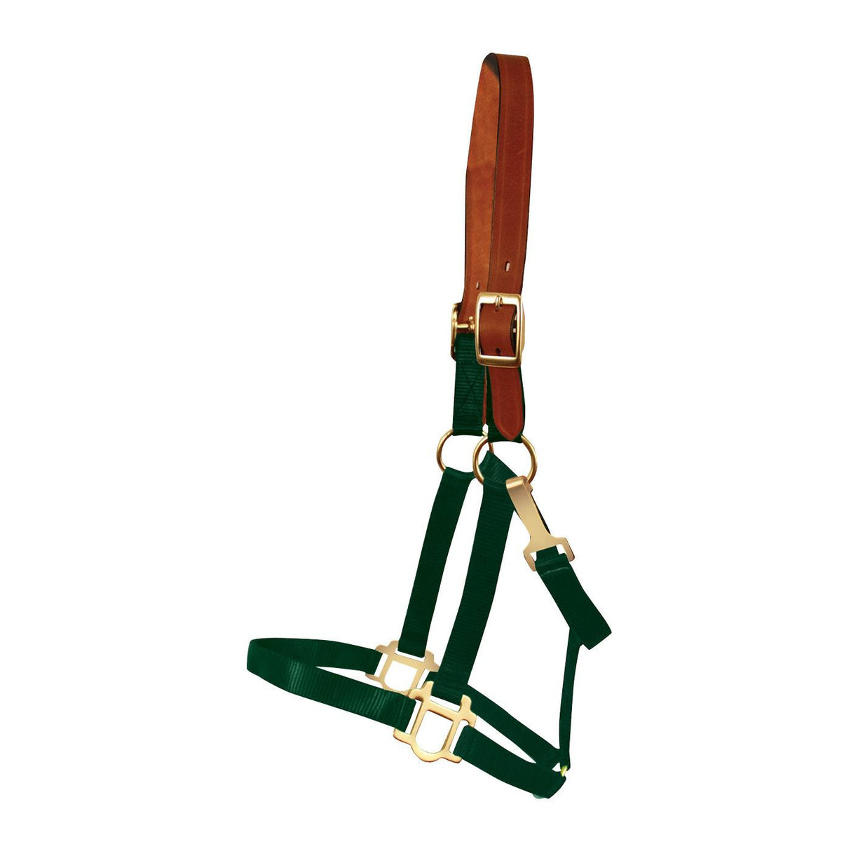 Licol Supra en nylon avec couronne en cuir