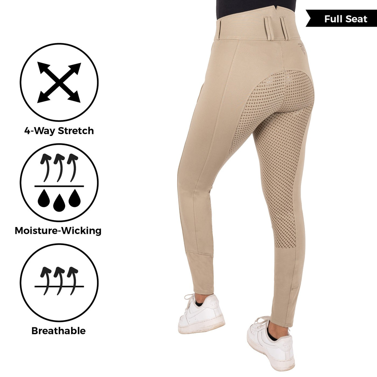 Elation Red Label Sport Culotte à siège intégral à taille haute