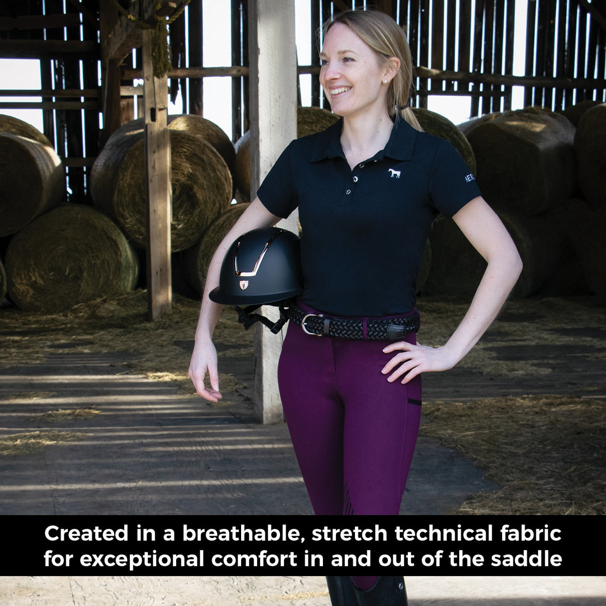 Pantalon d’équitation Elation Red Label Sport à siège européen