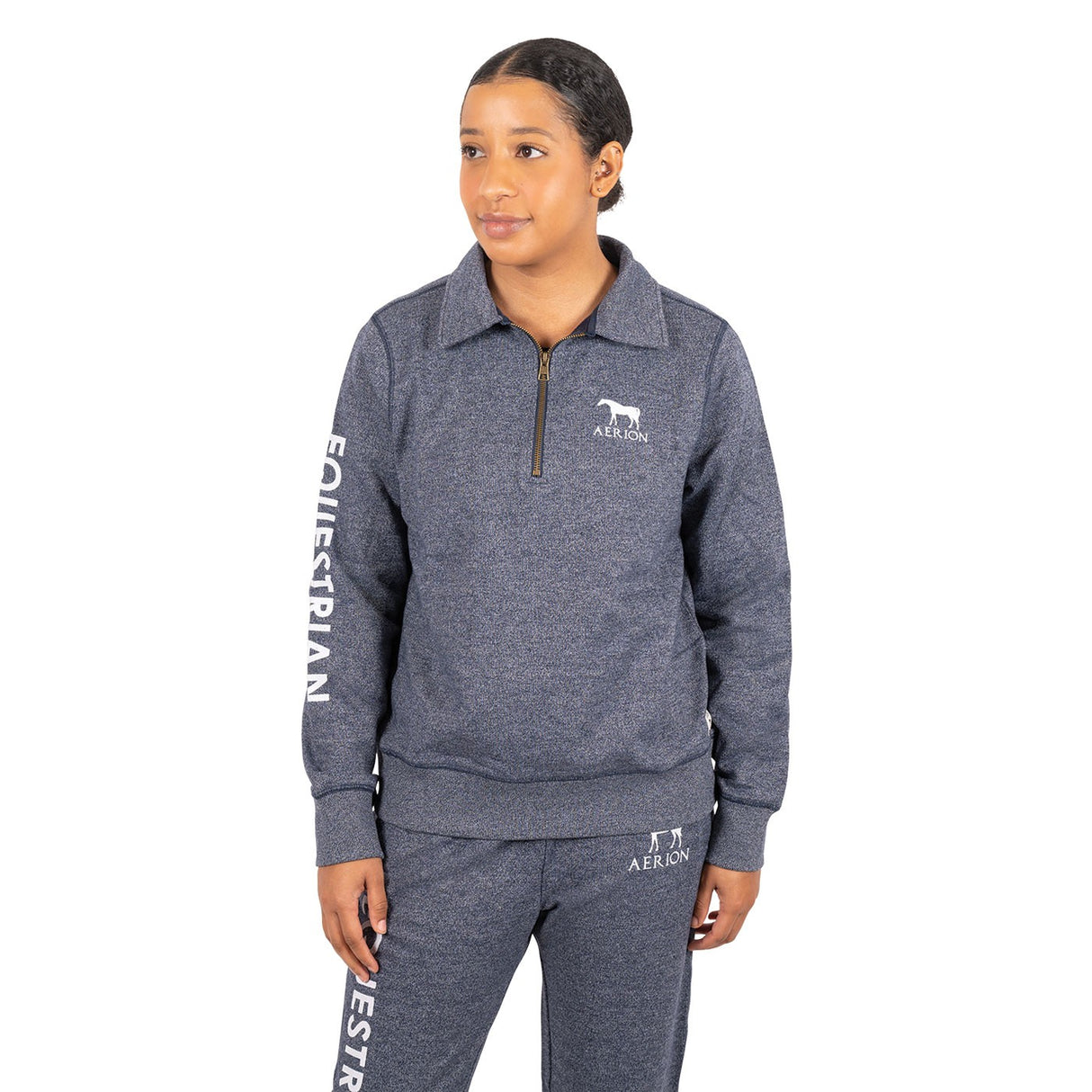 Polo à quart de zip Aerion Equestrian