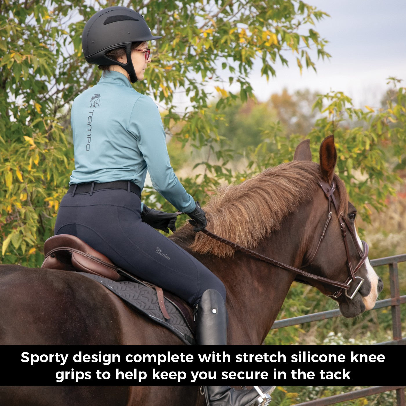 Pantalon d'équitation à enfiler Elation Red Label Sport