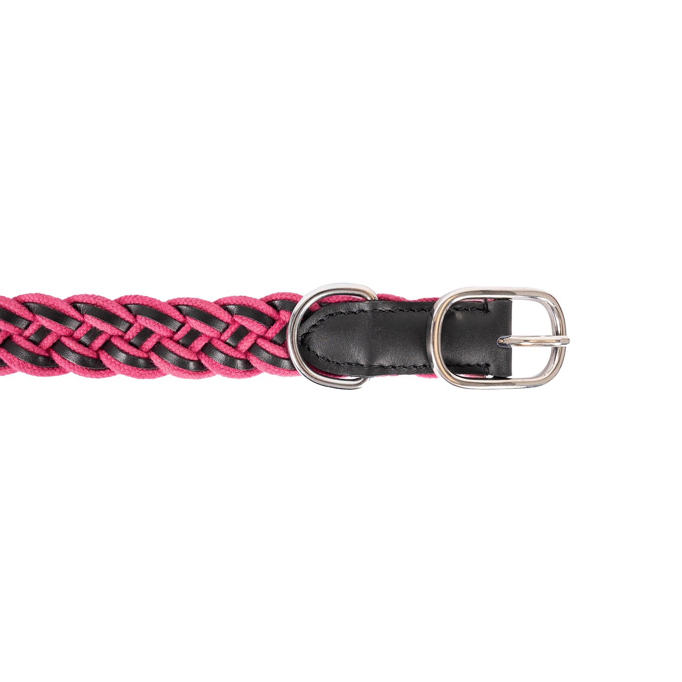 Shedrow K9 Rideau en corde tressée et collier en cuir