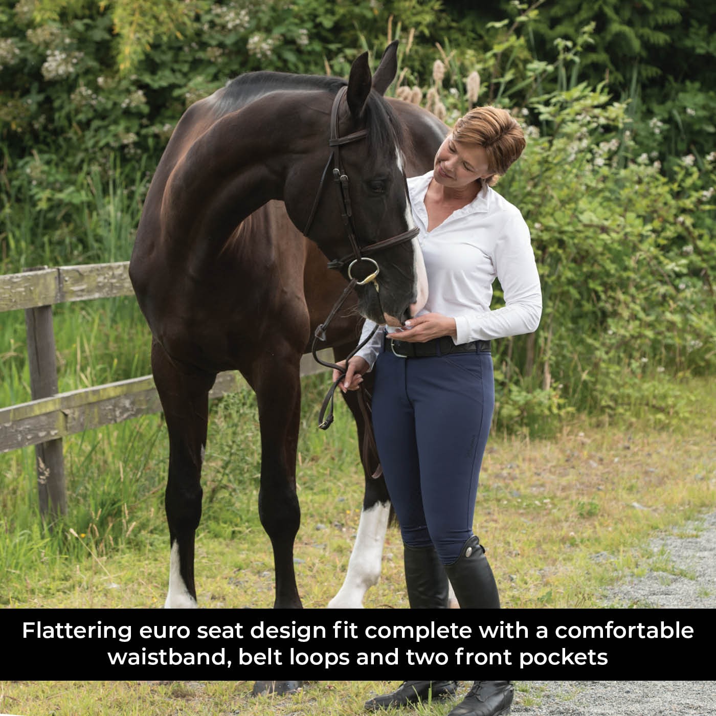 Pantalon d’équitation Morgan Platine Elation