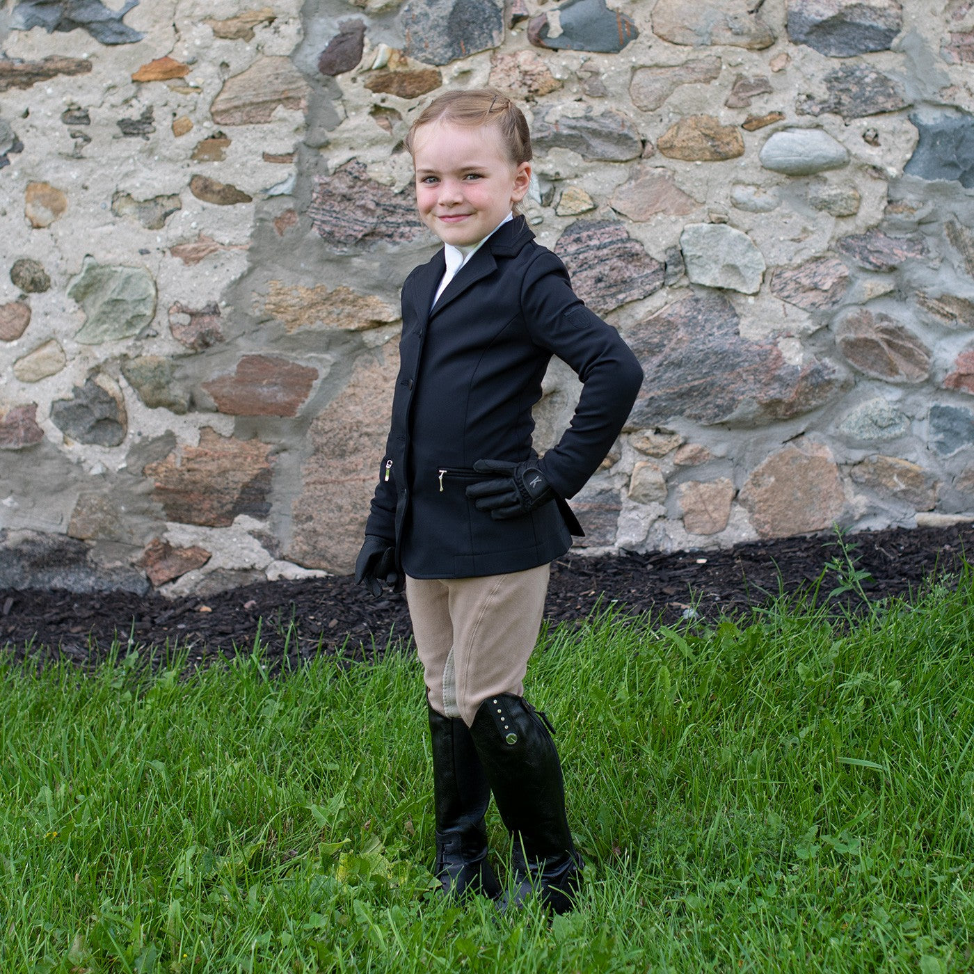Elation Veste de concours Platinum Messina - Enfants