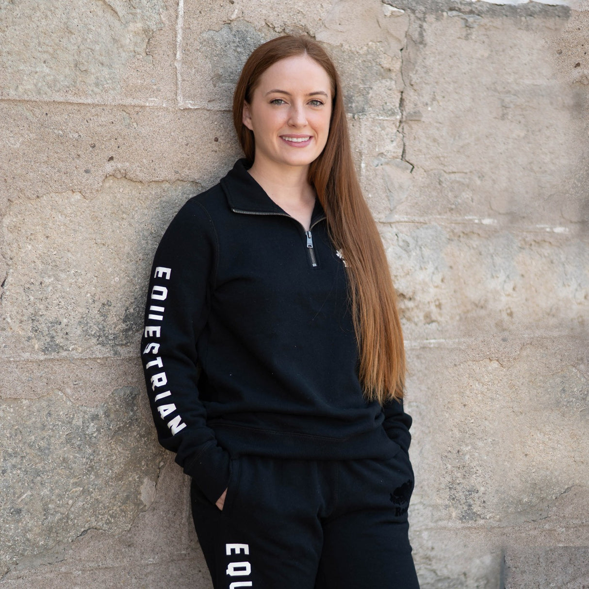 Sweat zippé Roots Equestrian Original Stein